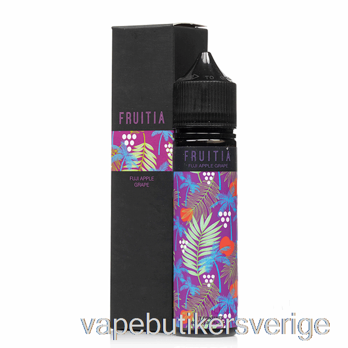 Vape Sverige Fuji äppeldruva - Fruitia - 60ml 3mg